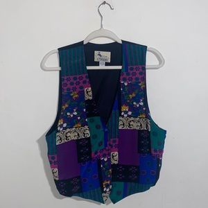 Vintage Olympia Blouses 100% Silk Vest